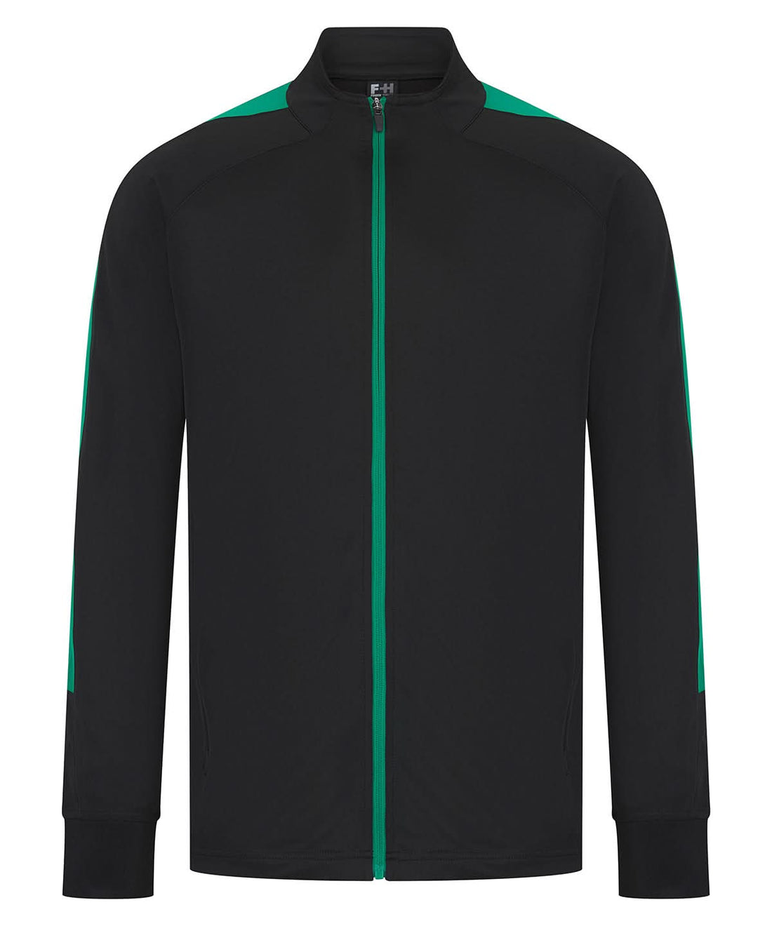 Finden &amp; Hales Finden Hales Knitted tracksuit top Blackemerald LV871 - Blackemerald - Customisable Trackwear