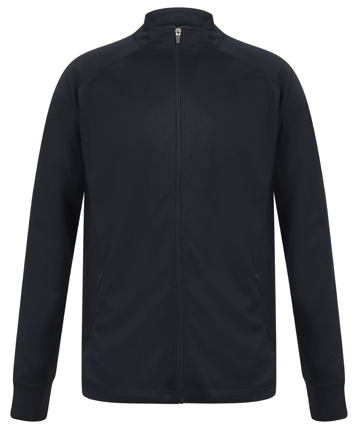 Finden &amp; Hales Finden Hales Knitted tracksuit top Navy LV871 - Navy - Customisable Trackwear