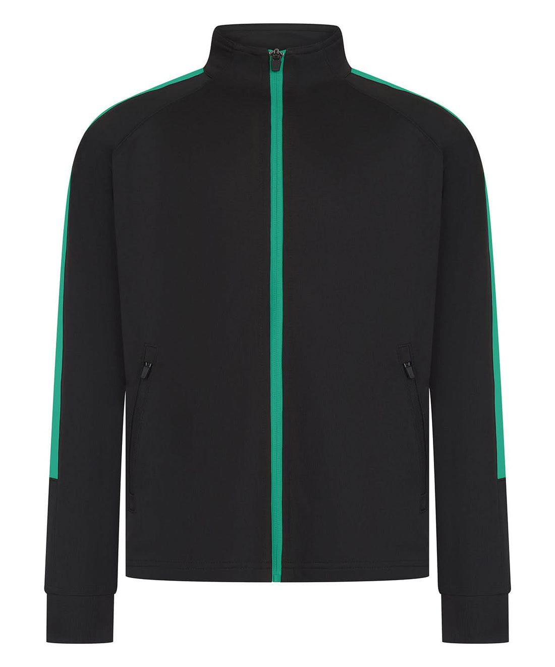 Finden &amp; Hales Finden Hales Kids knitted tracksuit top LV873 - Black Emerald - Customisable Trackwear