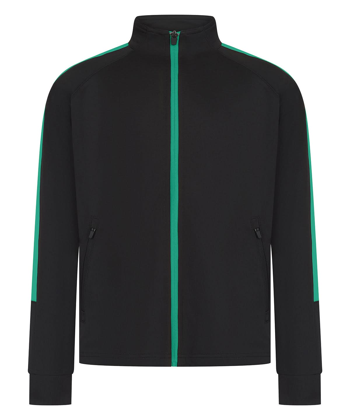 Finden &amp; Hales Finden Hales Kids knitted tracksuit top LV873 - Black Emerald - Customisable Trackwear