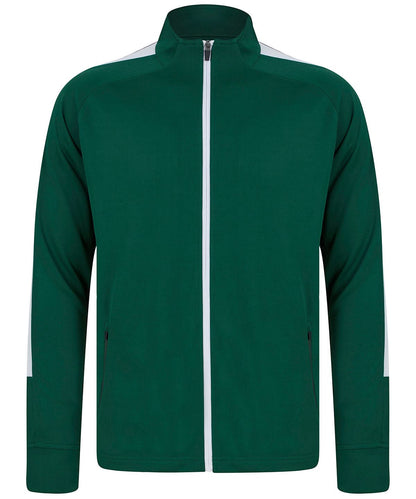 Finden &amp; Hales Finden Hales Kids knitted tracksuit top LV873 - Bottle White - Customisable Trackwear