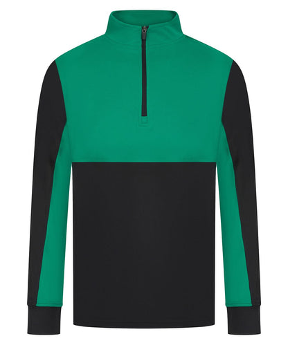 Finden &amp; Hales Finden Hales Tracksuit top LV874 - Black Emerald - Customisable Trackwear