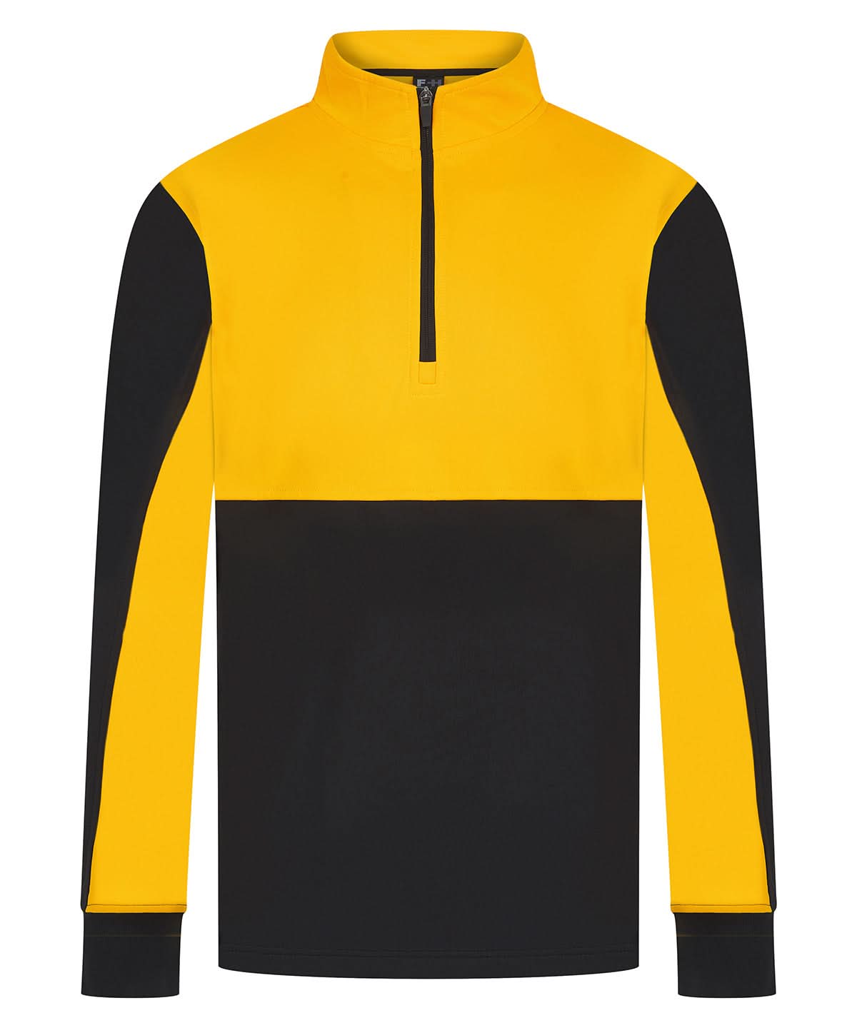 Finden &amp; Hales Finden Hales Tracksuit top LV874 - Black Gold - Customisable Trackwear