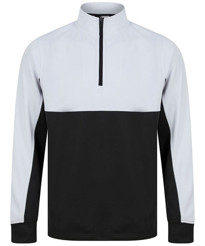 Finden &amp; Hales Finden Hales Tracksuit top LV874 - Black White - Customisable Trackwear