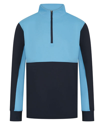 Finden &amp; Hales Finden Hales Tracksuit top LV874 - Navy Sky - Customisable Trackwear