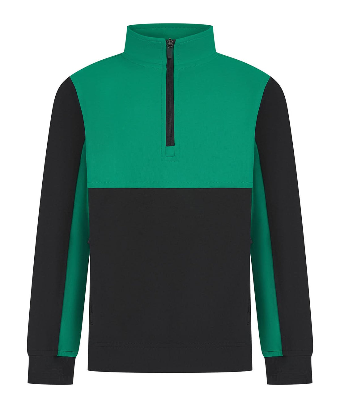 Finden &amp; Hales Finden Hales Kids tracksuit top LV875 - Black Emerald - Customisable Trackwear