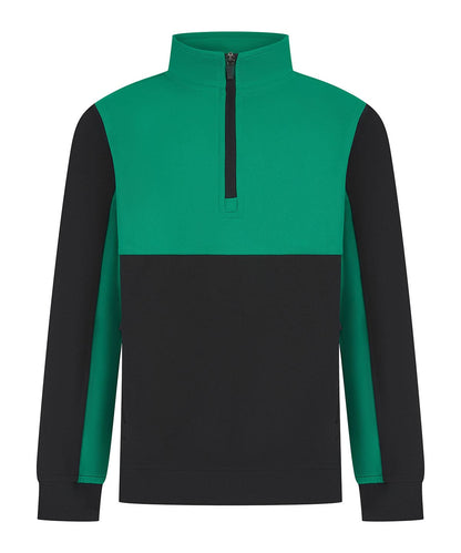 Finden &amp; Hales Finden Hales Kids tracksuit top LV875 - Black Emerald - Customisable Trackwear