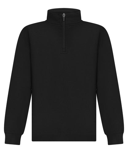 Finden &amp; Hales Finden Hales Kids tracksuit top LV875 - Black - Customisable Trackwear