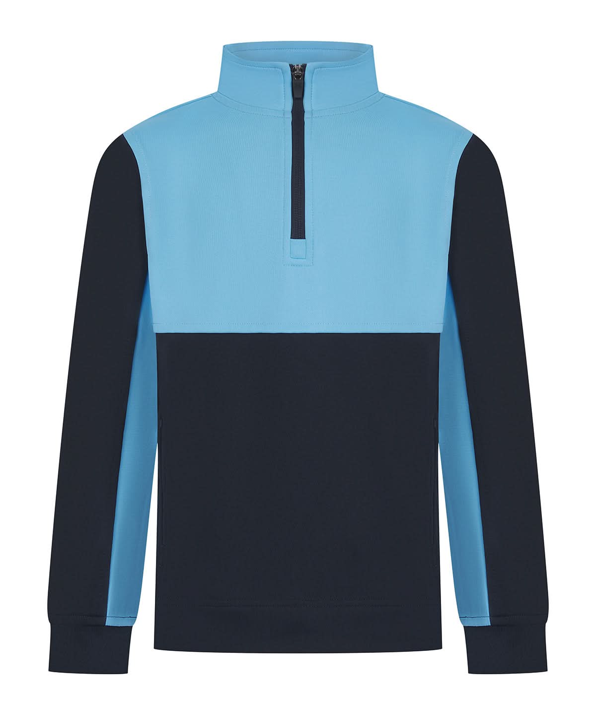 Finden &amp; Hales Finden Hales Kids tracksuit top LV875 - Navy Sky - Customisable Trackwear