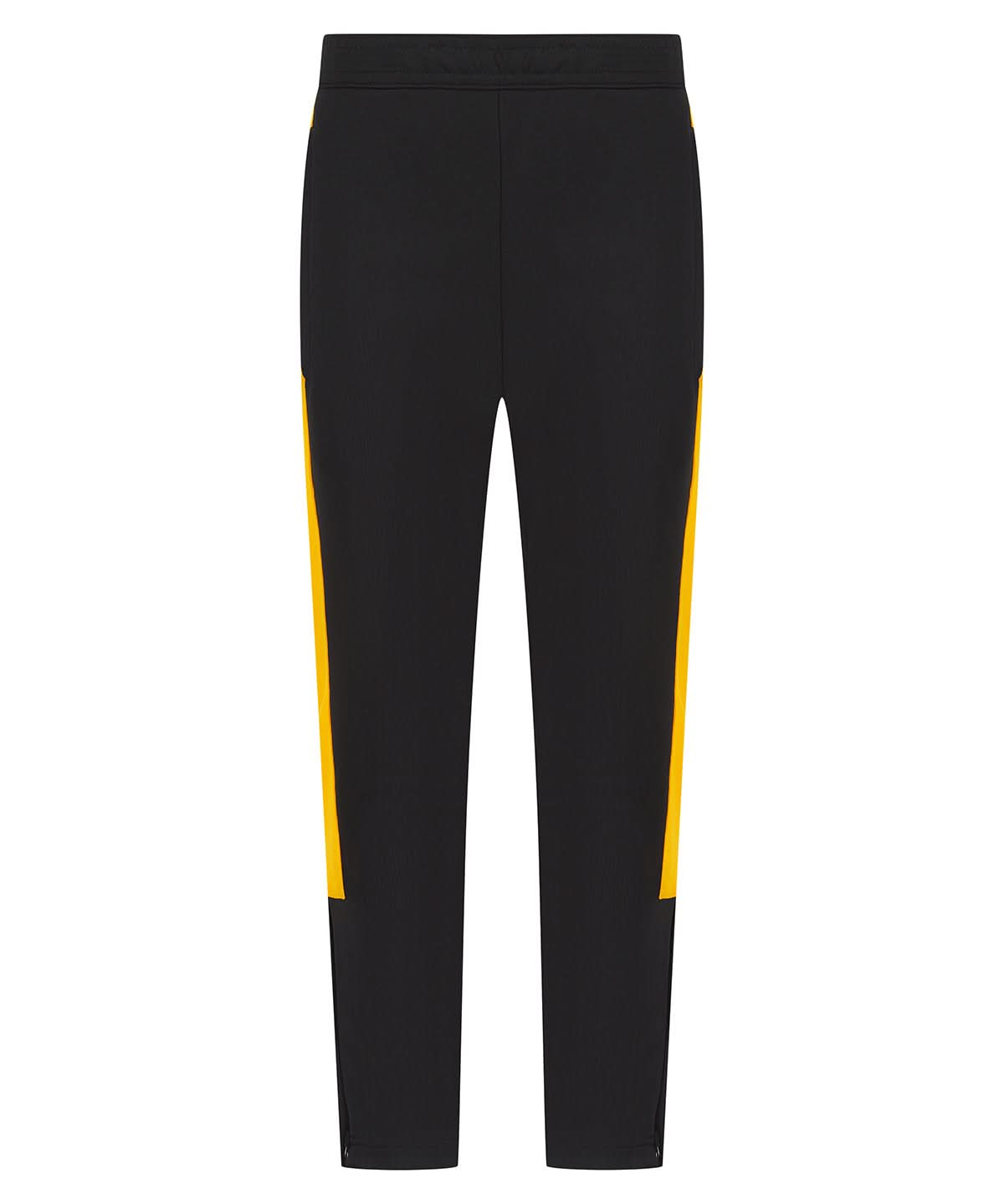 Finden &amp; Hales Finden Hales Knitted tracksuit pants Blackgold LV881 - Blackgold - Customisable Trackwear