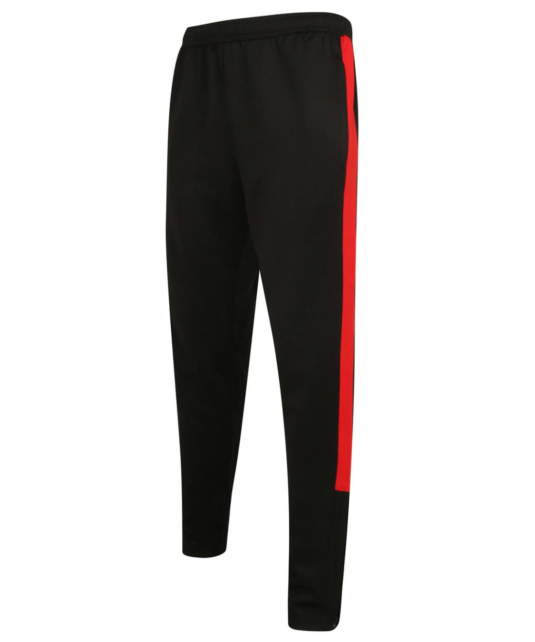 Finden &amp; Hales Finden Hales Knitted tracksuit pants Blackred LV881 - Blackred - Customisable Trackwear