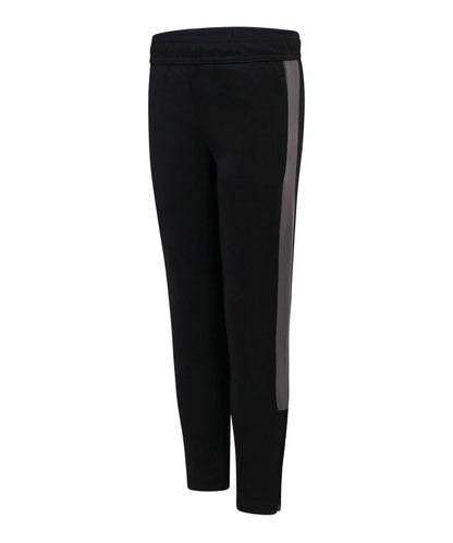 Finden &amp; Hales Finden Hales Kids knitted tracksuit pants LV883 - Black Gunmetal Grey - Customisable Trackwear