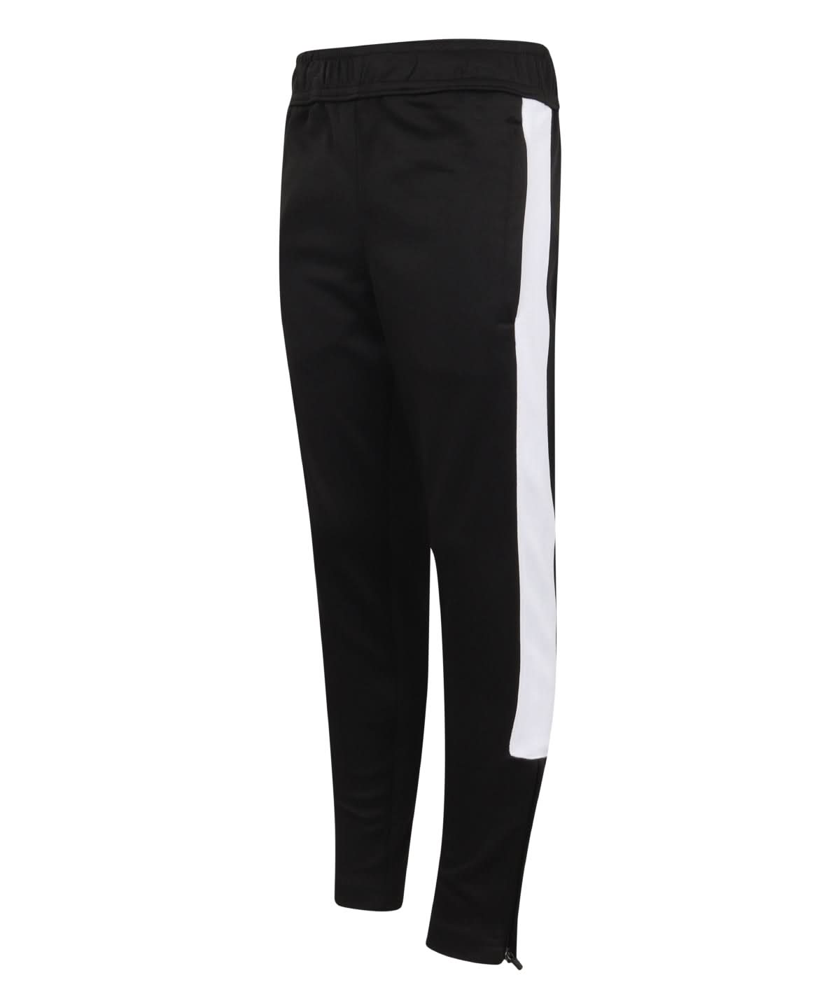 Finden &amp; Hales Finden Hales Kids knitted tracksuit pants LV883 - Black White - Customisable Trackwear