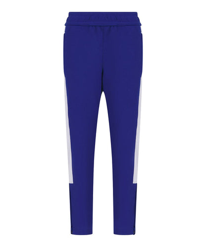 Finden &amp; Hales Finden Hales Kids knitted tracksuit pants LV883 - Royal White - Customisable Trackwear