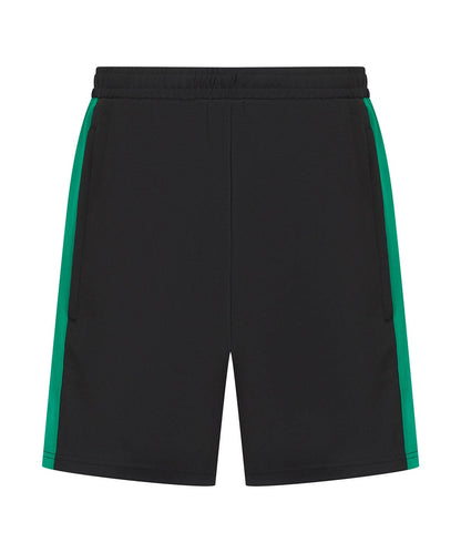 Finden &amp; Hales Finden Hales Knitted shorts with zip pockets LV886 - Black Emerald - Customisable Shorts
