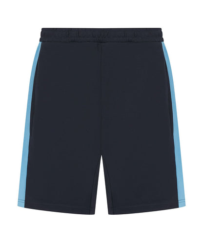 Finden &amp; Hales Finden Hales Knitted shorts with zip pockets LV886 - Navy Sky - Customisable Shorts