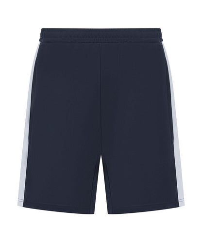 Finden &amp; Hales Finden Hales Knitted shorts with zip pockets LV886 - Navy White - Customisable Shorts