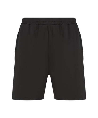 Finden &amp; Hales Finden Hales Kids knitted shorts with zip pockets LV887 - Black - Customisable Shorts