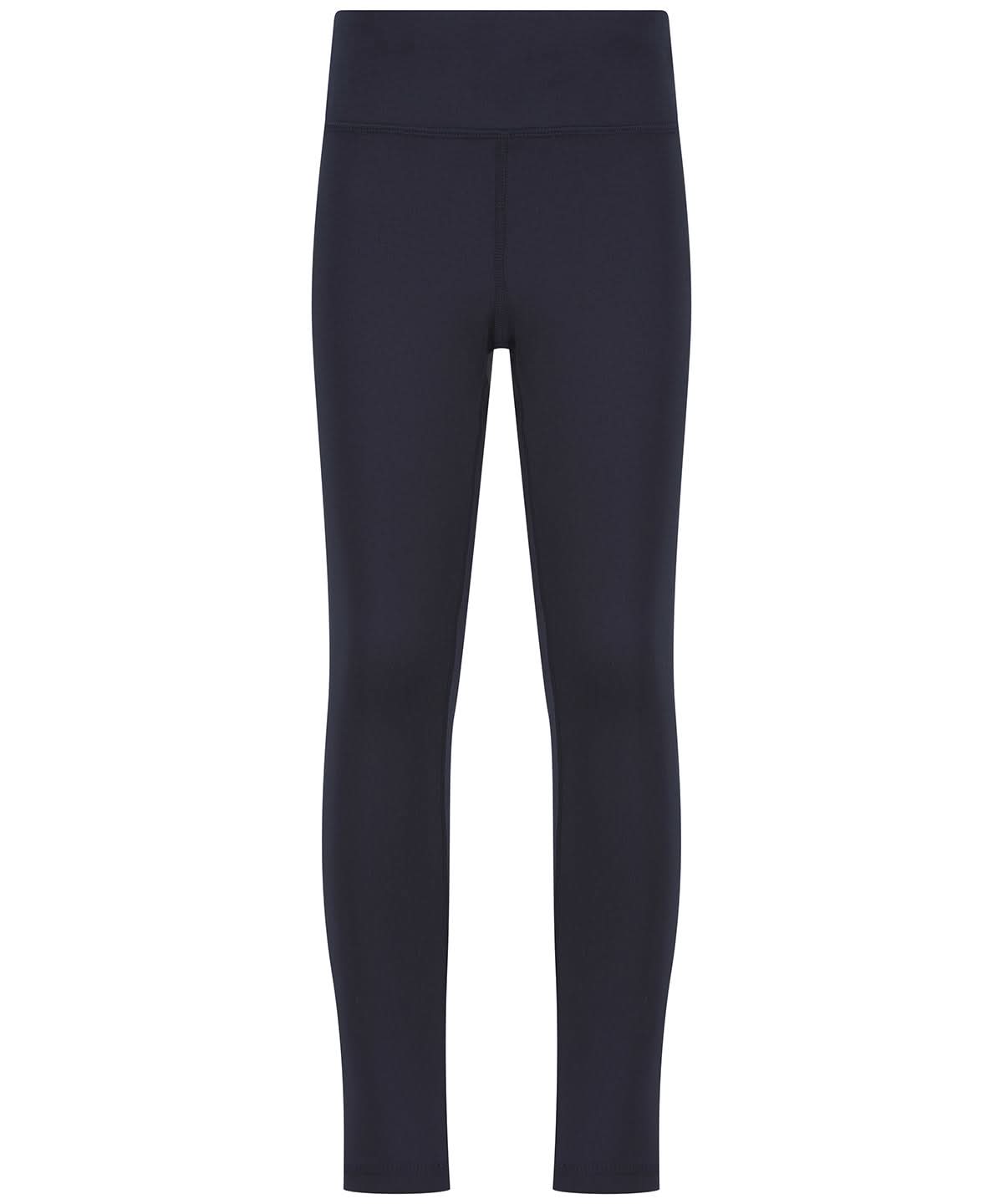 Finden &amp; Hales Kids team leggings LV897 - Navy - Customisable Leggings