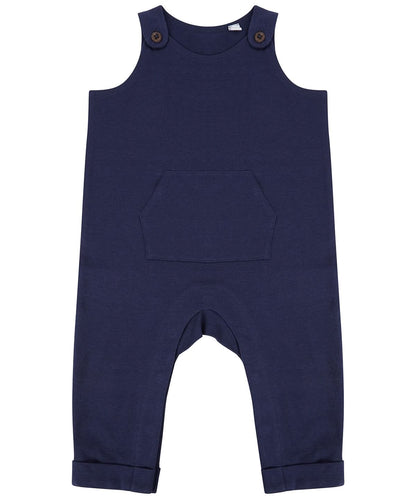 Larkwood Organic Cotton Dungaree LW651 - Navy - Customisable Dungarees
