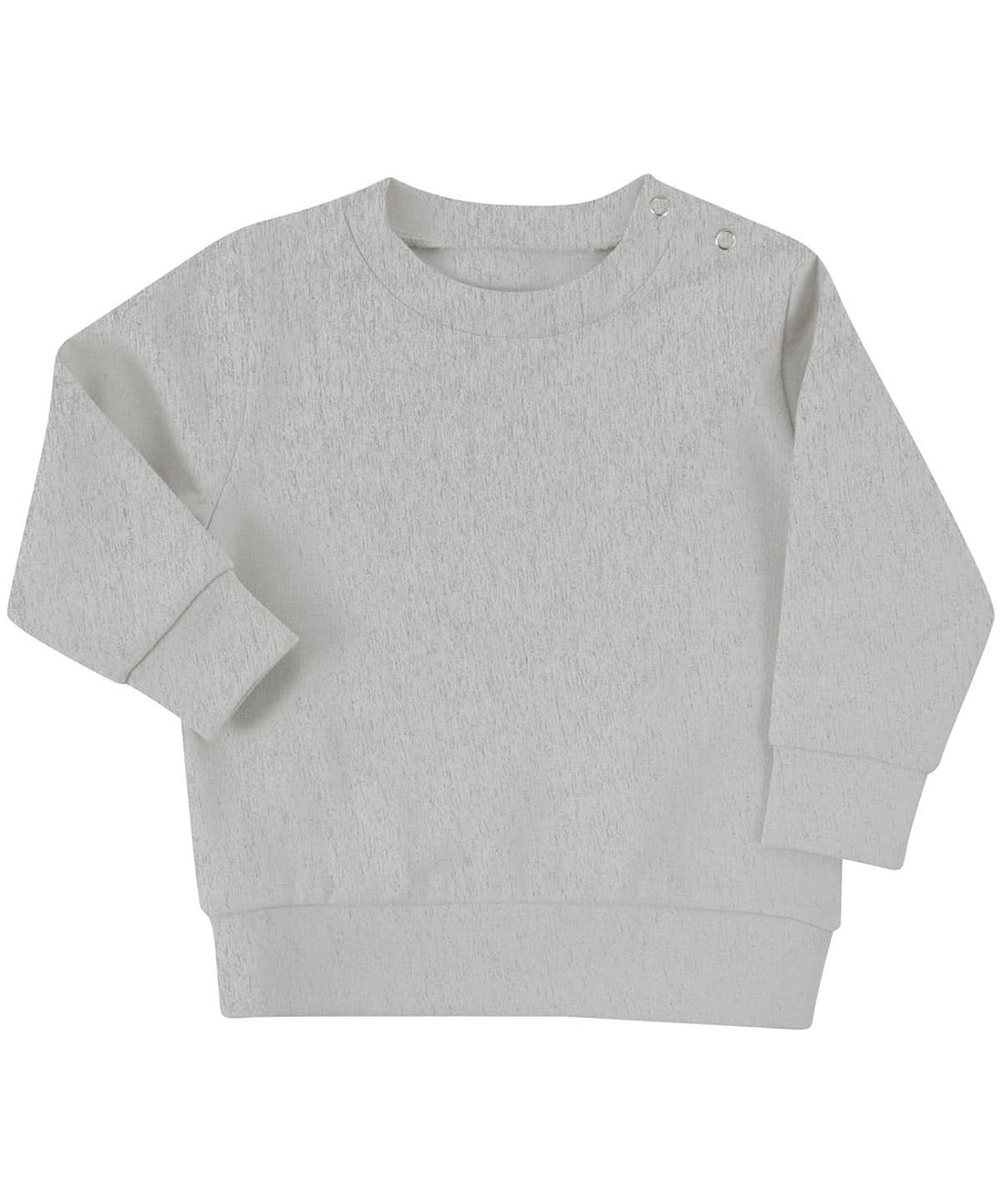 Larkwood Sustainable Sweatshirt LW800 - Heather Grey - Customisable Sweatshirts