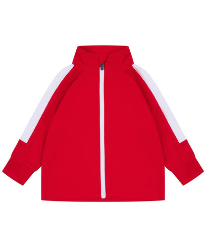 Larkwood Track Top LW820 - Red White - Customisable Trackwear