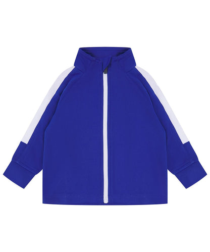 Larkwood Track Top LW820 - Royal White - Customisable Trackwear