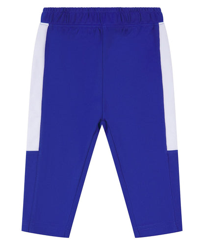 Larkwood Track Bottoms LW830 - Royal White - Customisable Trackwear