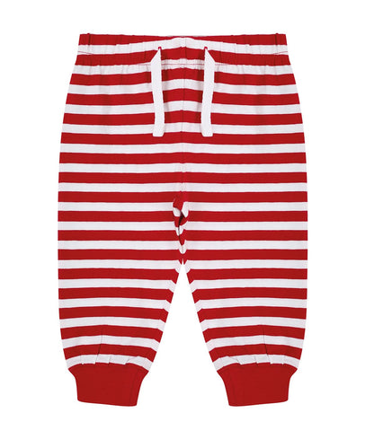 Larkwood Lounge Pants LW85T - Red White Stripe - Customisable Loungewear Bottoms