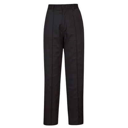 Portwest WomenS Elasticated Trousers LW97 - Black Tall - Customisable Trousers