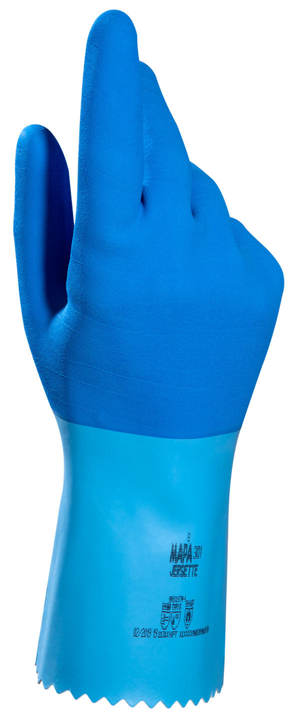 Mapa Mapa Jersette Glove - Blue - Customisable Chemical