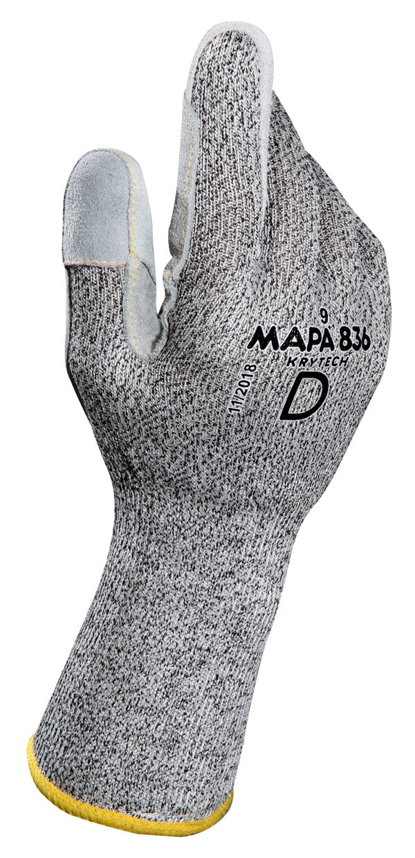 Mapa Mapa Krytech Gloves - Grey - Customisable Cut Resistant