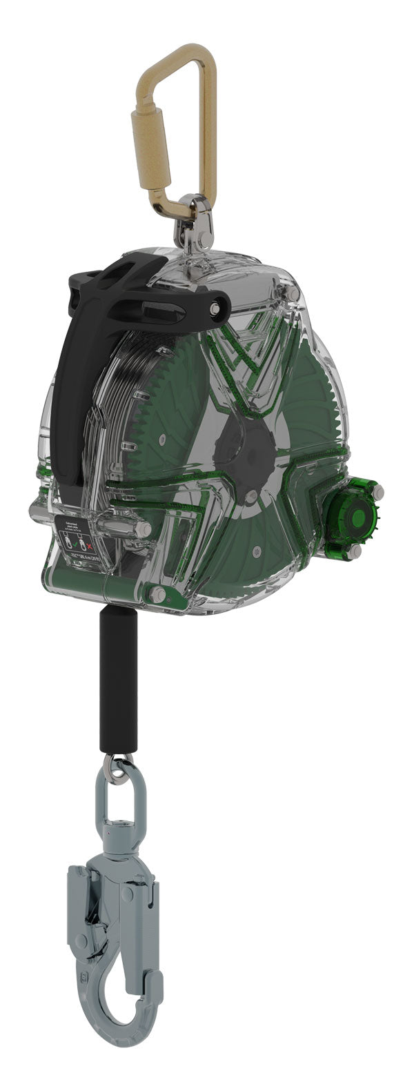 Msa Msa V Tec Self Retracting Lifeline M Galvanised Cable - Chrome 10M - Customisable Controlled Descent