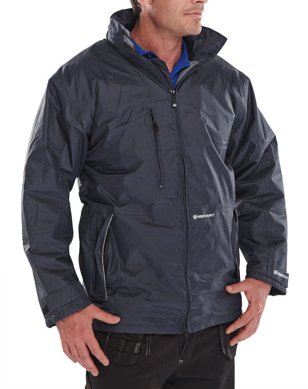 Beeswift Mercury Jacket - Navy Blue - Customisable Jackets