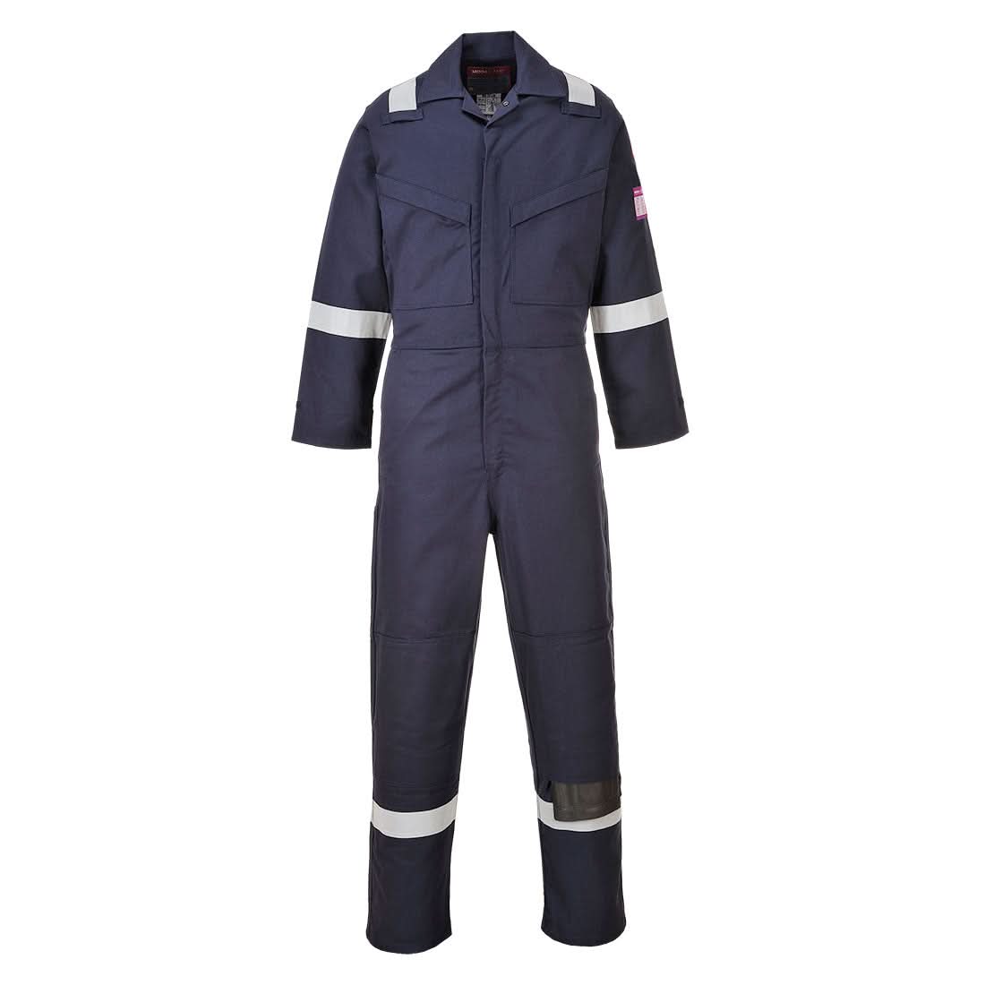 Portwest Modaflame Work Fr Coverall MX28 - Navy - Customisable Coveralls