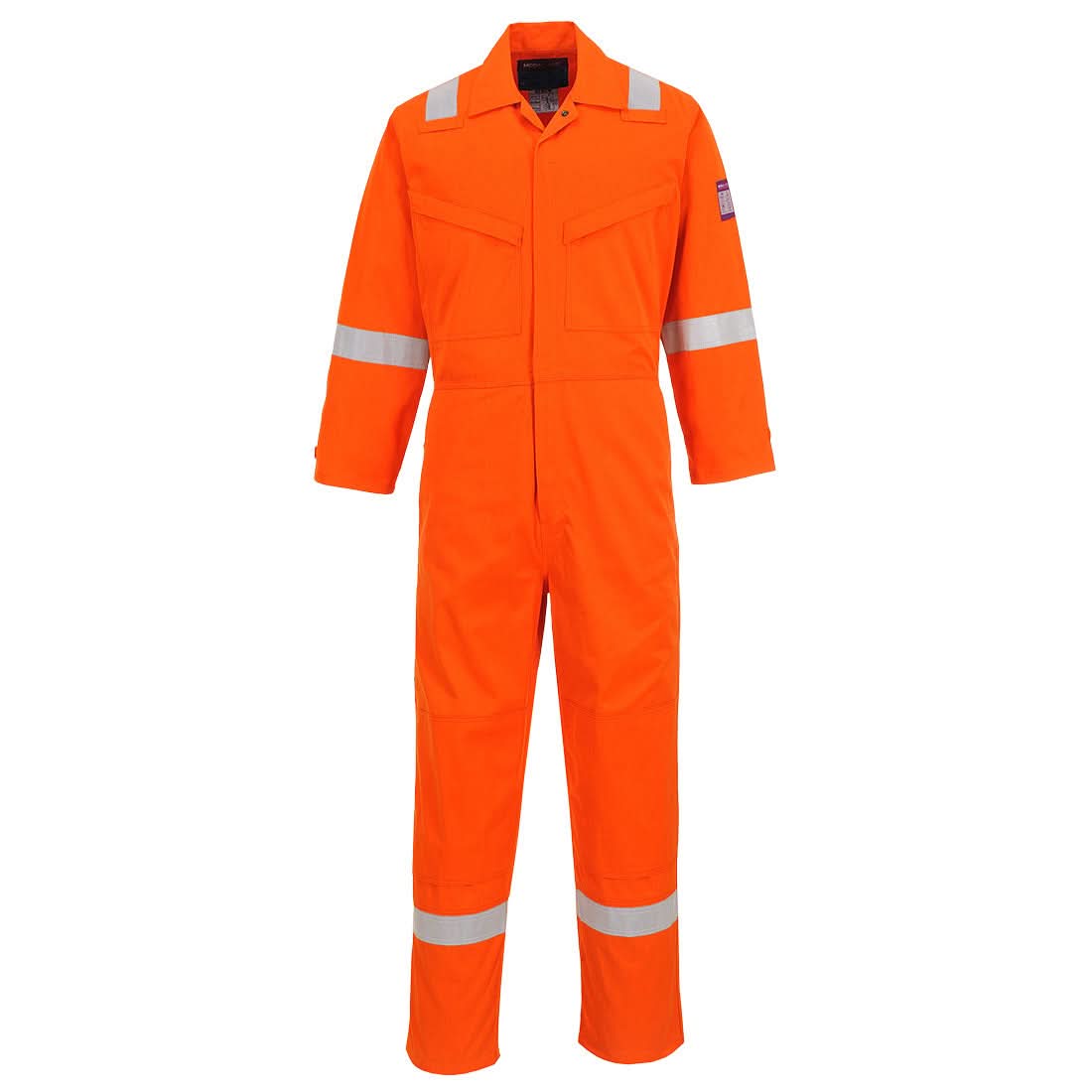 Portwest Modaflame Work Fr Coverall MX28 - Orange - Customisable Coveralls