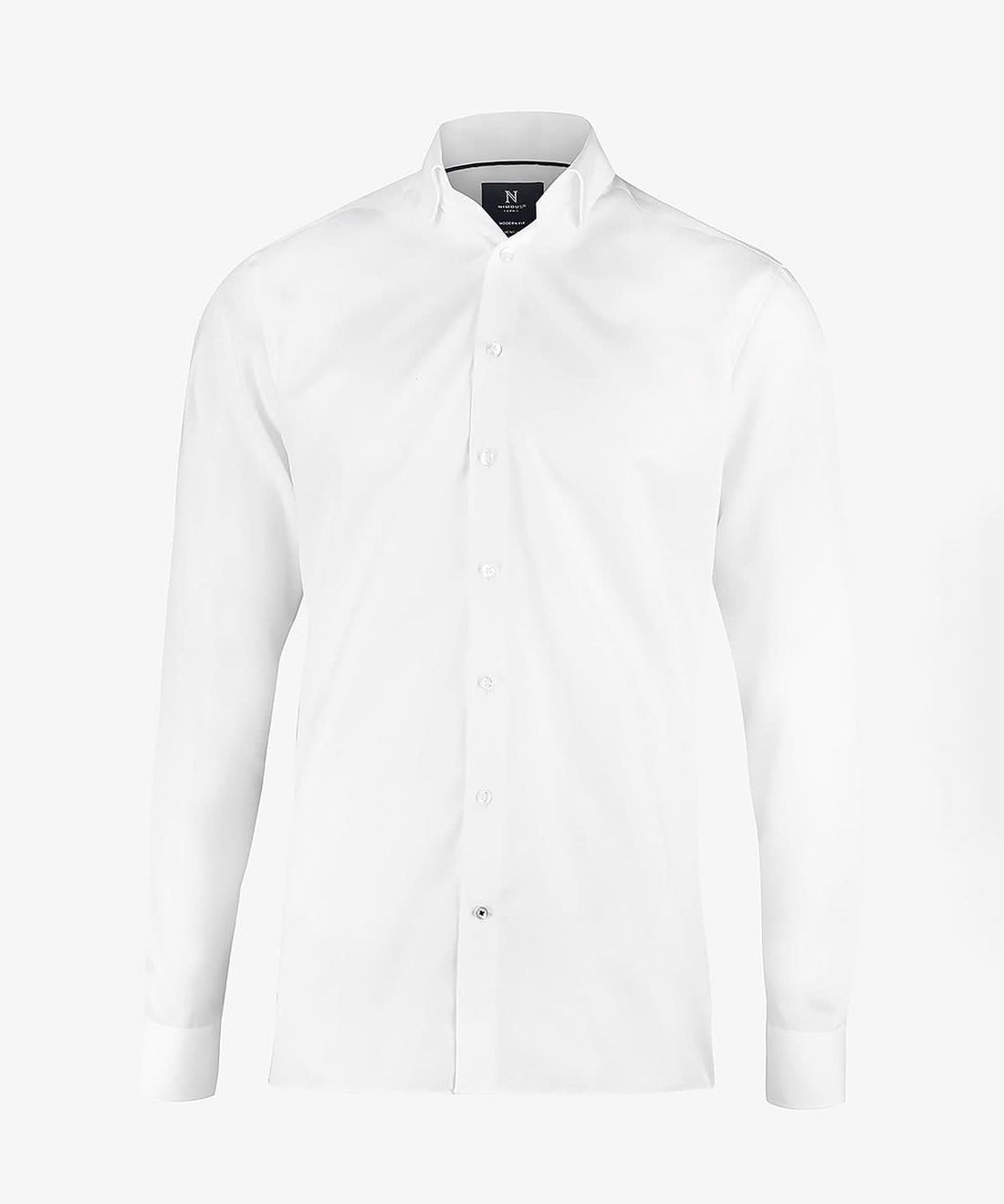 Nimbus Portland modern fit super non iron business shirt N101M - White - Customisable Shirts
