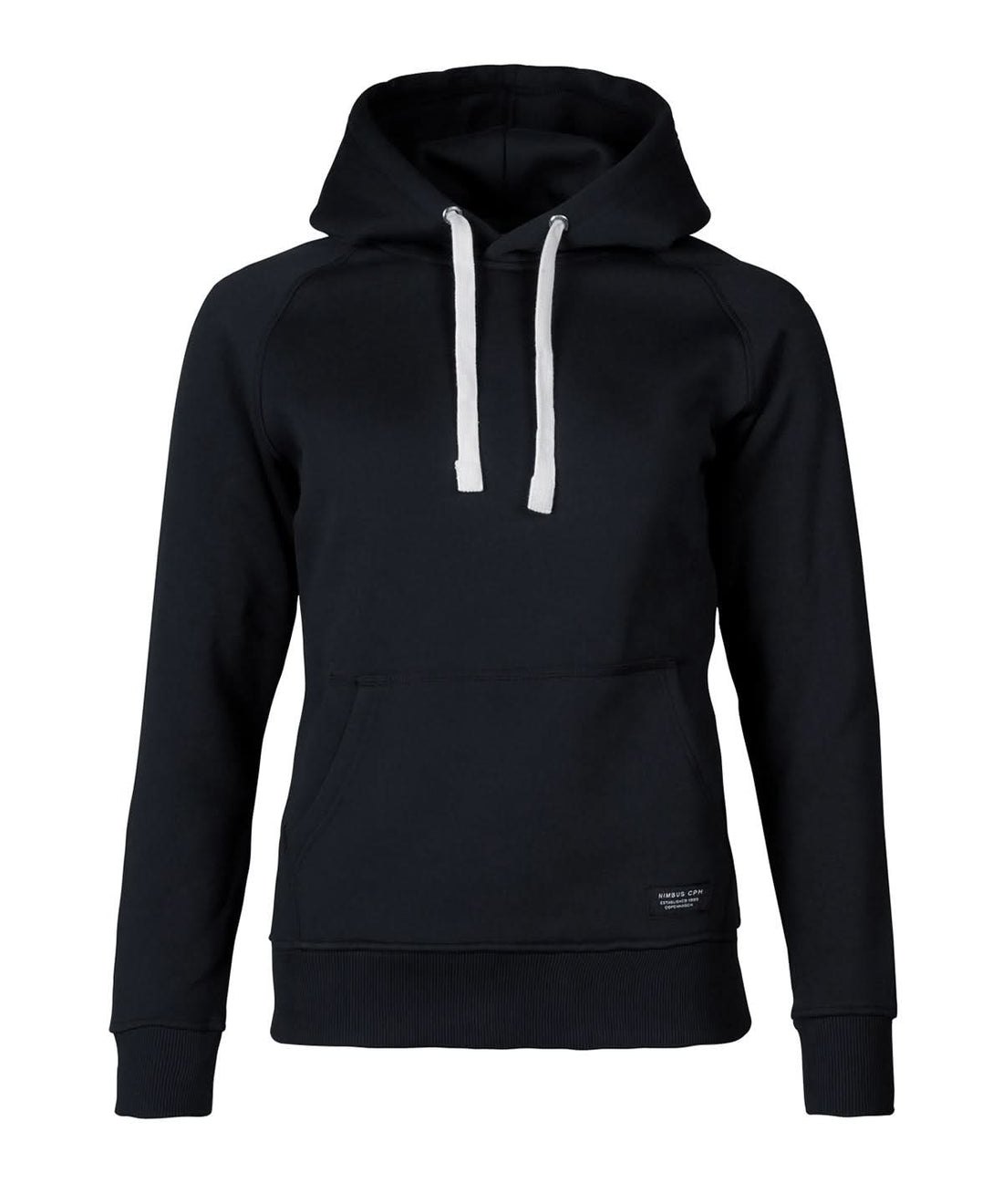Nimbus Womens Brownsville fashionable hooded sweatshirt N106F - Black - Customisable Sweatshirts