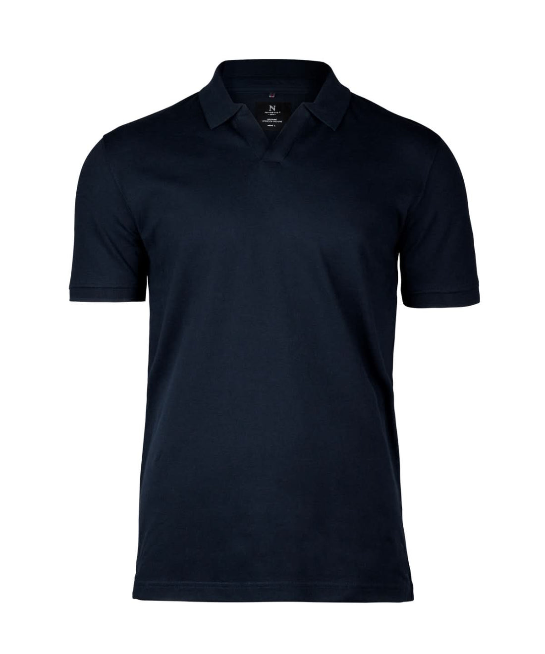 Nimbus Harvard v neck stretch deluxe polo N107M - Dark Navy - Customisable Polos