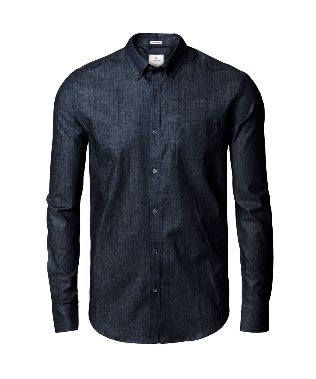 Nimbus Torrance modern fit raw and stylish denim shirt N108M - Indigo Blue - Customisable Shirts