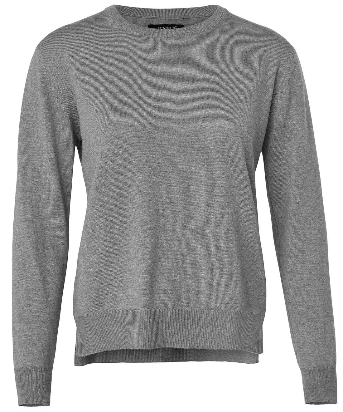 Nimbus Womens Beaufort extra fine Cashwool merino knit N113F - Grey - Customisable Knitted Jumpers