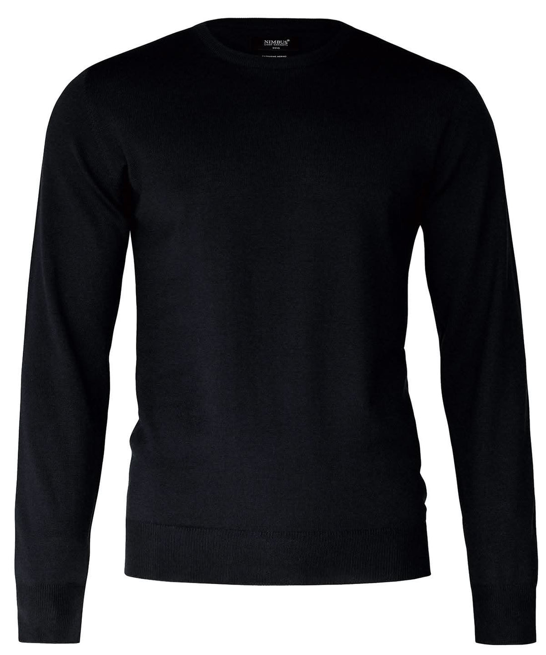 Nimbus Beaufort extra fine Cashwool merino knit N113M - Black - Customisable Knitted Jumpers