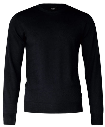 Nimbus Beaufort extra fine Cashwool merino knit N113M - Black - Customisable Knitted Jumpers