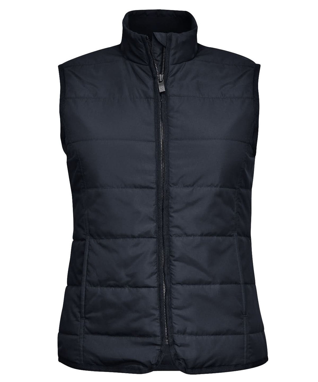 Nimbus Womens Hudson horizontal quilted gilet N114F - Dark Navy - Customisable Bodywarmer