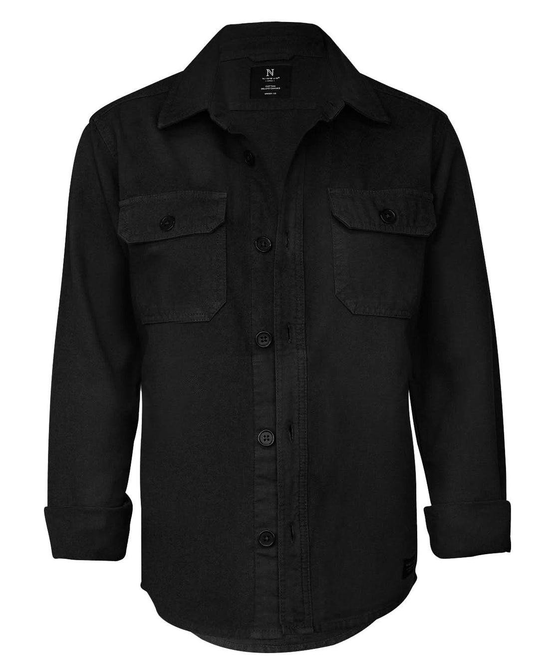 Nimbus Napa unisex versatile overshirt NB118 - Black - Customisable Shirts