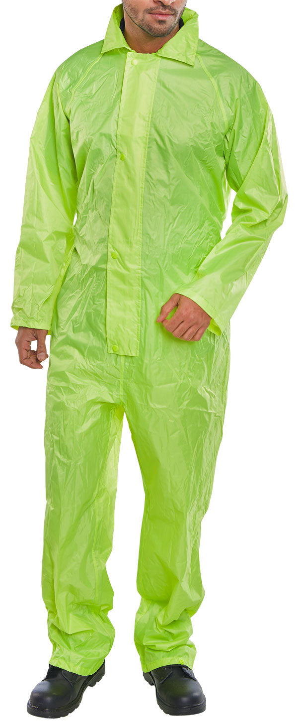 Beeswift Nylon Coverall - Saturn Yellow - Customisable Coveralls
