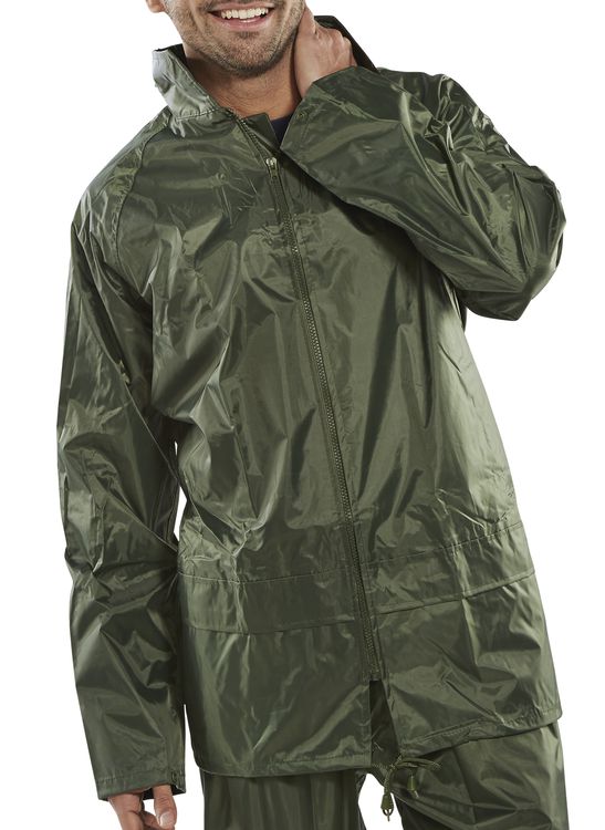 Beeswift Nylon Jacket - Olive Green - Customisable Jackets