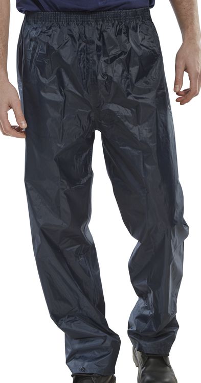 Beeswift Nylon Trousers - Navy Blue - Customisable Trousers