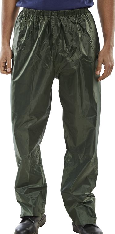 Beeswift Nylon Trousers - Olive Green - Customisable Trousers