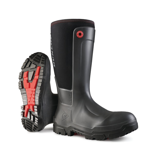 Dunlop Snugboot Work Pro Full Safety Boot - Black - Customisable Safety Boots